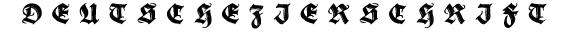 DeutscheZierschrift preview