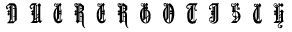 DuererGotisch preview