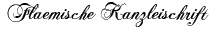 Flaemische Kanzleischrift preview
