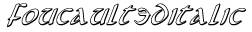 Foucault 3D Italic preview