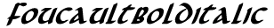 Foucault Bold Italic preview