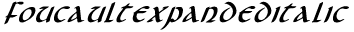 Foucault Expanded Italic preview