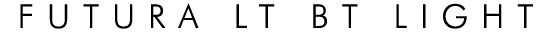 Futura Light preview
