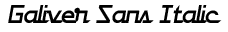 Galiver Sans Italic preview