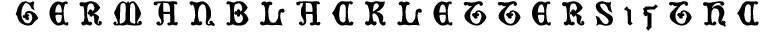 German Blackletters 15th C preview