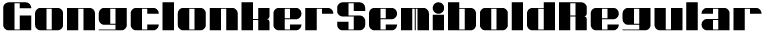 Gongclonker Semibold preview
