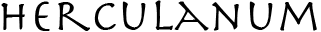 Herculanum font preview