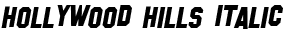 Hollywood Hills Italic preview