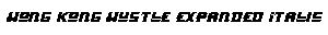 Hong Kong Hustle Expanded Italic preview
