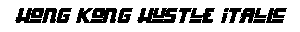 Hong Kong Hustle Italic preview
