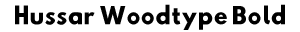 Hussar Woodtype Bold preview