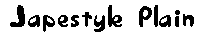 Japestyle Plain preview