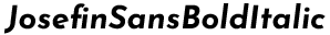 Josefin Sans Bold-Italic preview