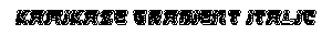 Kamikaze Gradient Italic preview