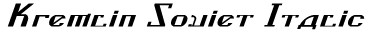 Kremlin Soviet Italic preview
