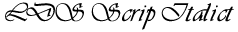 LDS Script Italict preview