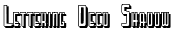 Lettering Deco Shadow preview