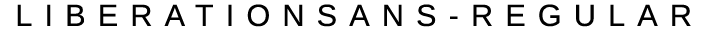 Liberation Sans Regular preview