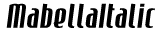 Mabella Italic preview
