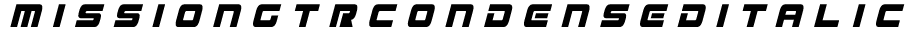 Mission GT-R Condensed Italic preview