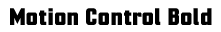 Motion Control Bold preview