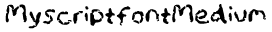 MyScriptFont preview