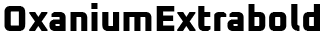 Oxanium Extrabold preview