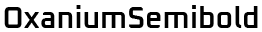 Oxanium Semibold preview