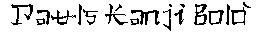 Pauls Kanji Bold preview