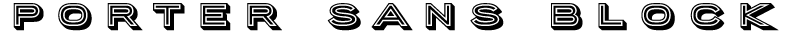 Porter Sans Block preview