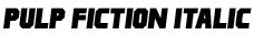 Pulp Fiction Italic preview
