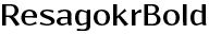 Resagokr Bold preview