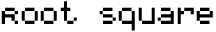 Root Square preview