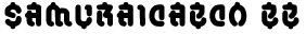 SamuraiCabCo BB Font preview