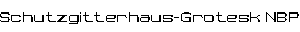 Schutzgitterhaus Grotesk NBP preview