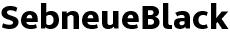 Sebneue Black preview
