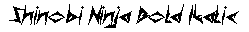 Shinobi Ninja Bold Italic preview