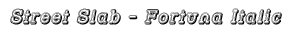 Street Slab - Fortuna Italic preview