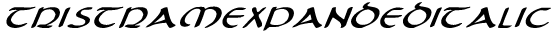 Tristram Expanded Italic preview