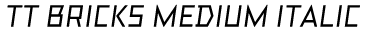 TT Bricks Medium Italic preview