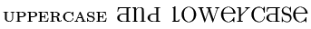Uppercase and Lowercase preview