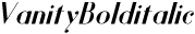 Vanity Bold-Italic preview