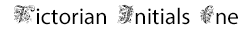 Victorian Initials One preview