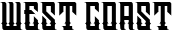 west coast font preview
