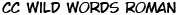 wildwords font preview