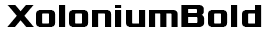 Xolonium Bold preview