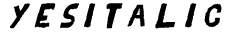 Yes Italic preview
