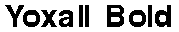 Yoxall Bold preview